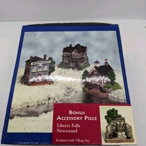 Vintage Liberty Falls Village Set (See Description For Building Specifics)